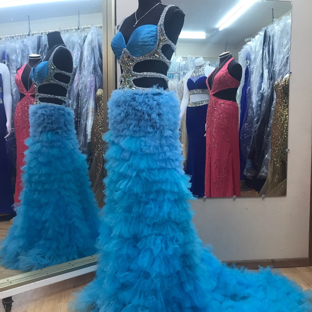 Jasz Couture 1144 sky blue - homecoming /prom dress new